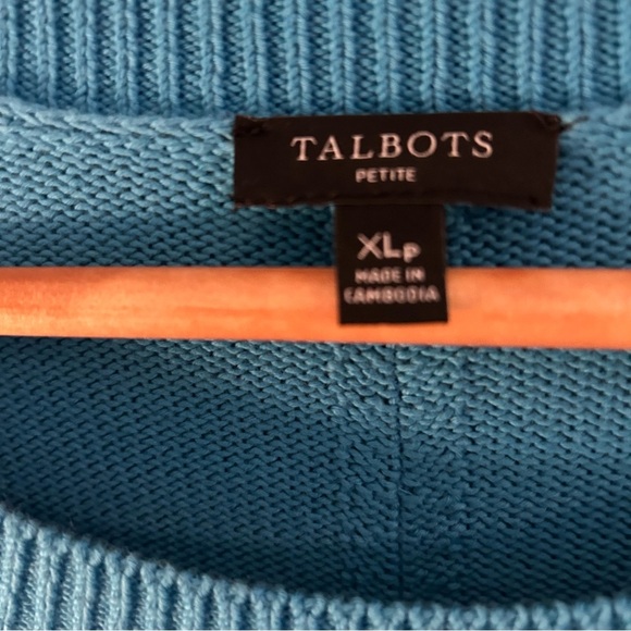 Talbots Ribbed Neck Sweater. Size PXL. - Picture 2 of 10